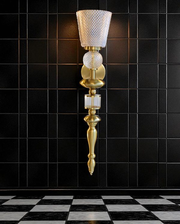 02 Classic Crystal Wall Light
