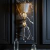 Art Deco Inspired Textured Glass Wall Light
