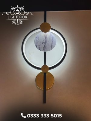 Geometric Halo Wall Light