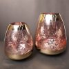 Rose Gold Floral Engraved Vase
