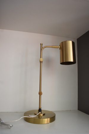 Modern Brass Adjustable Desk Lamp