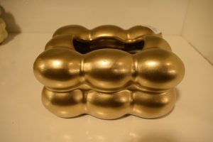 Modern Gold Bubble Tissue Papper Box