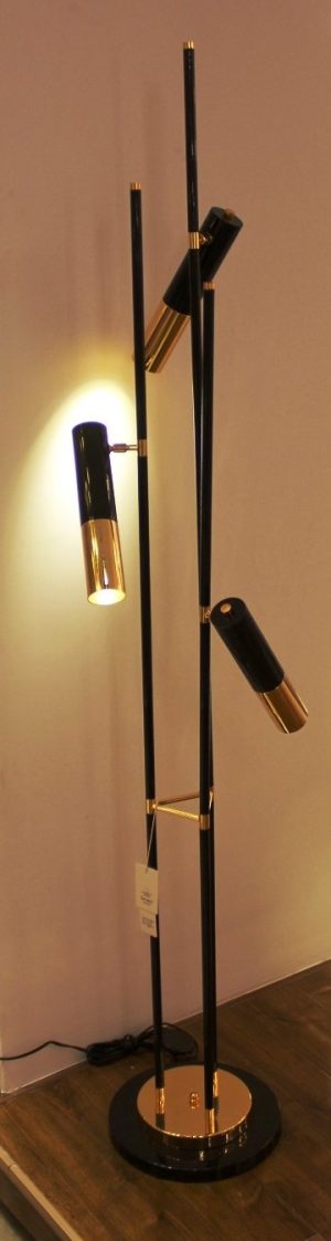 DSC_0858 Golden Raindrop Tube Chandelier