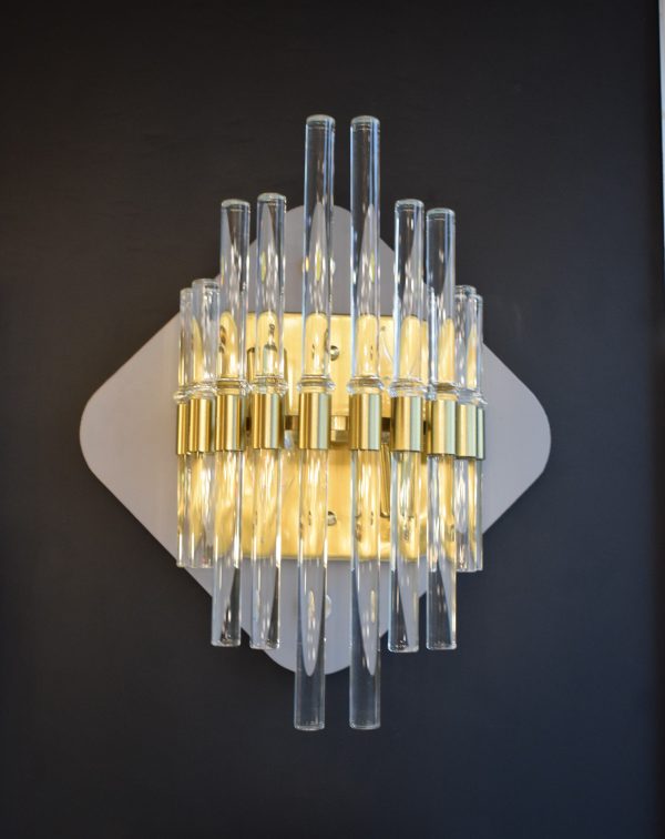 DSC_1122 Luxury Crystal Tube Wall Light