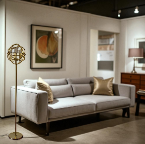 Screenshot_6 Gold Orb Floor Lamp with Globe-Inspired Frame & Multi-Light Design