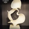 Whispers in Motion – Abstract Organic Flow Sculpture on Pedestal