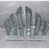 Crystal Skyline Bookend Set