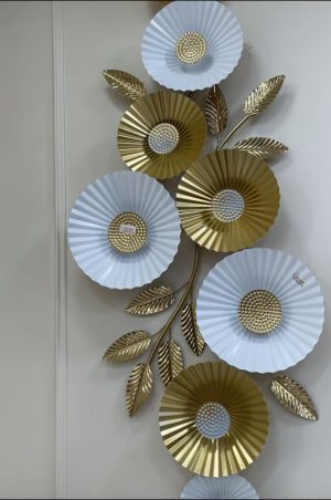 WhatsApp Image 2025-08-11 at 8.02.09 AM (1) Metallic Floral Wall Art
