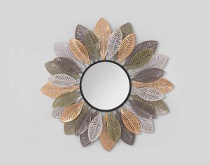 WhatsApp Image 2025-08-11 at 8.02.12 AM (1) Autumn Leaf Sunburst Mirror